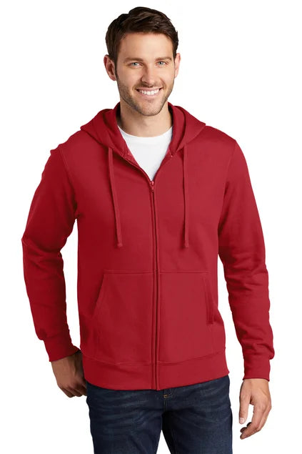 Port & Company® Fan Favorite™ Fleece Full-Zip Hooded Sweatshirt