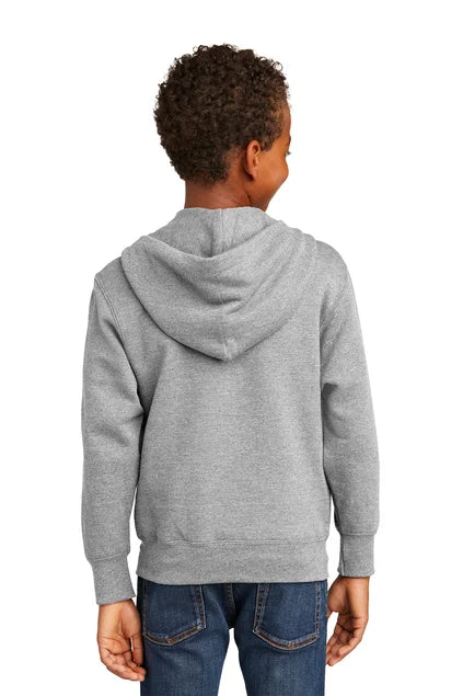 Port & Company® Youth Core Fleece Full-Zip Hooded Sweatshirt